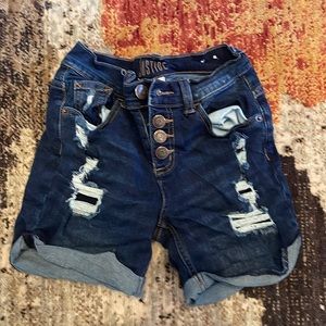 Justice girls shorts size 10